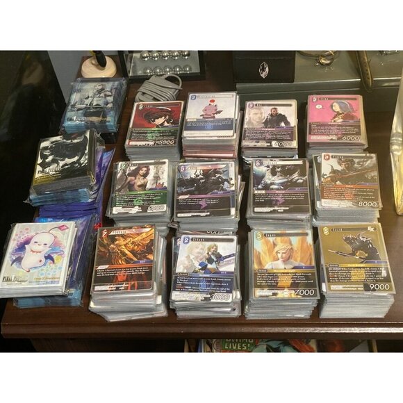 Final Fantasy TCG 1300+ Trading Card Lot - C/S/R/H/L/PM & 100s of Themed Sleeves - Picture 6 of 8